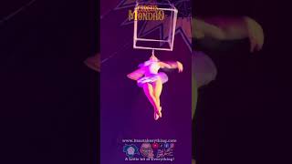 More Aerial Artistry from Miss Cinzia at Circus Mondao #shorts