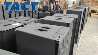 TACT Pro audio manufacturer produce monitor speakers and line array sound