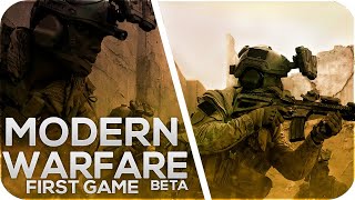 MY FIRST GAME in Call of Duty Modern Warfare (BETA)