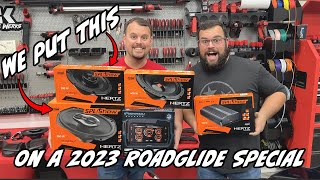 2023 Roadglide Special gets a much Needed Audio Upgrade!  Hertz Stage 6 Plug n Play / Soundstream!