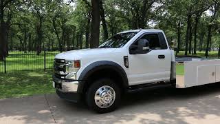 2020 FORD F550, Hodges Ramp Truck, 7.3 Liter Godzilla V-8, 10 Speed Automatic, 17k miles