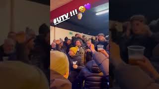 Aston Villa fans singing Leon Bailey song.