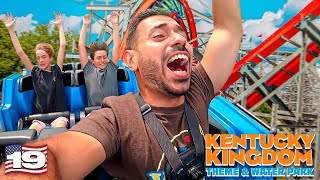 El parque MÁS EXTREMO de Kentucky 🇺🇸 Así es KENTUCKY KINGDOM 2024