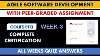 Week-3 Agile Software Development- Coursera | Complete Solutions & Assignments For Free