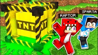 BASE SEGURA vs TNT NUCLEAR EN MINECRAFT ☢️ BUILD BATTLE RaptorGamer