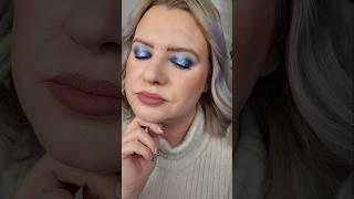 WINTERY BLUE EYESHADOW TUTORIAL 💙 #blendbunnycosmetics #machina #eyeshadow #eyeshadowpalette