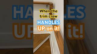 Trim Carpenters Get an A+ On This Stairwell! #finish arpentry #newhome