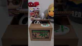 😍 🐼 BOX 📦 LITTLE PANDA BAMBOO COIN BANK! #shortvideo ##shorts #viral