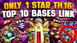 Top 10 ONLY 1 STAR TH16 War Bases Link | Best TH16 Base Link (Town Hall 16) | COC TH16 Legend Base