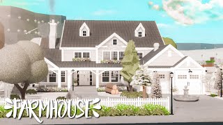 Cheap Farmhouse Bloxburg (SLOW) *WITH VOICE*