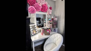 Makeshift vanity 🩷💕✨