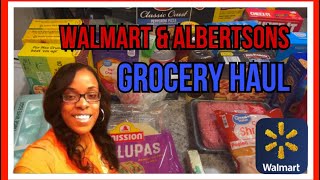 Walmart And Albertsons Grocery Haul…#shopping #food #walmart