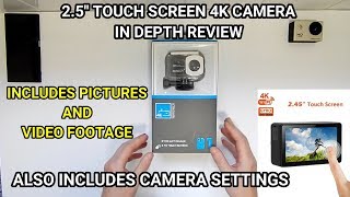 B1 4K 2.5'' Touch Screen Action Camera Review Onreal Action Camera 4K Clone