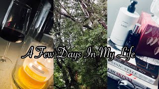 VLOG| A FEW DAYS IN MY LIFE| RAINY DAYS + CLEAN W/ME + COOK W/ME + WEDNESDAY NIGHT WINE DOWN