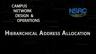 Hierarchical Address Allocation