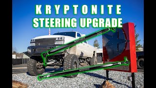 Kryptonite Steering on our Straight Axle Swapped LLY Duramax