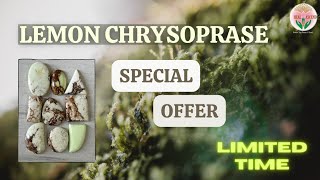 Saturday Special Offer | Lemon Chrysoprase | Heal and Ascend |