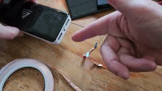 Conductive copper adhesive tape test