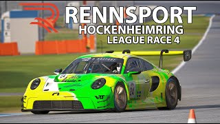 RENNSPORT Closed Beta League race 4 on Hockenheimring | 4K