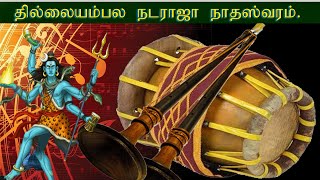 தில்லை அம்பல நடராஜா நாதஸ்வரம் |Thillai Ambala Nataraja nadaswaram| Shivan Songs