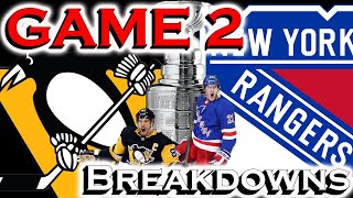 New York Rangers Defeat Pittsburgh Penguins 5 - 2 Game 2 of the NHL Playoffs