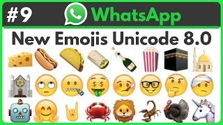 WhatsApp • New Emojis Unicode 8.0 (Beta 2.12.373)