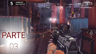 Série de Modern Combate 5 no android + controle de PS3_ Parte 03