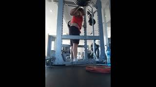 190KG/425 lbs x 4 squat set