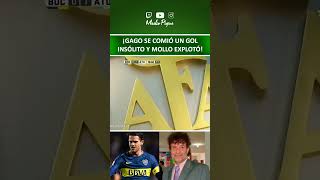 ¡GAGO SE COMIÓ UN GOL INSÓLITO Y MOLLO EXPLOTÓ! #futbolargentino #boca #bocajuniors #azulyoro