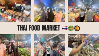 🌟 Exploring a Thai Food Market in Pattaya! 🇹🇭 Fresh Fruits, Veggies & Isaan Delicacies 🍤🥬