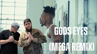 GOD'S EYES (MEGA REMIX MV) - DAX Ft. PHIX, CARLY PEARL & MORE (UK Independent Artists React) AMEN!!!