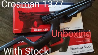 Unboxing The Crosman 1377 And Stock!