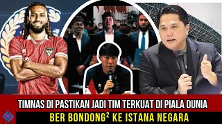 TIBA BERBONDONG² KE ISTANA NEGARA || TIMNAS INDONESIA DI PASTIKAN JADI TIM TERKUAT DI PIALA DUNIA