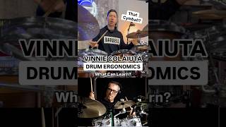 Vinnie Colaiuta Drum Ergonomics - Incredible Drum Kit! 🥁✅#vinniecolaiuta #drumlesson #drums