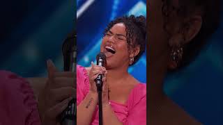 This Audition Is Judge Heidi's Favourite Audition! #agt #americasgottalent #arethafranklin #shorts