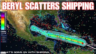 Hurricane Beryl Scatters Shipping Across the Caribbean & Gulf of Mexico | Impact on the Supplychain?