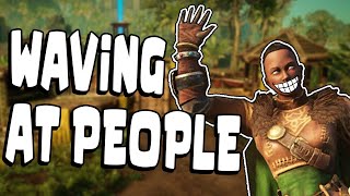 Waving at People in OPR | NEW WORLD TROLLING