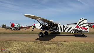 Jason Beamish "steals" a Bushcat at Parys Airshow