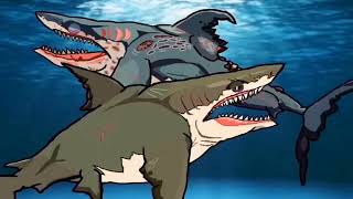 Megalodon Vs Zombie Shark (Dc2 Animation)