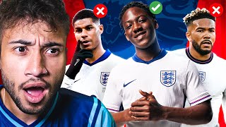 MY ENGLAND SQUAD FOR EURO 2024