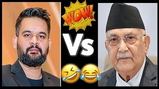 balen Vs KP Oli | latest Dhohori  battle & thuglife competition | funny laughing video