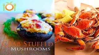 🦀 Crab Stuffed Mushrooms - [ Way Better Then Red Lobster's 👍]