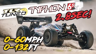 Arrma TLR Tuned Typhon 6S | STOCK 0-60 2.8 SEC!!!