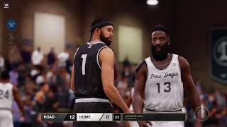 NBA LIVE 18 strech four pulling contested 3s