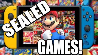 New SEALED Nintendo Switch Game Collection!!! - Will I EVER Open Them?!? | Mizzah Tee