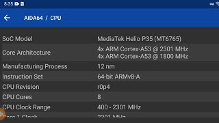 Samsung a04 arm64 12nm MediaTek Helio P35 (MT6765)