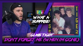 First TIme Reaction Glass Tiger Don't Forget Me (When I'm Gone) | Dereck Reacts