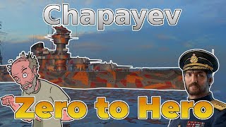 World of Warships - Wows Chapayev Gameplay : " Almost Hero"