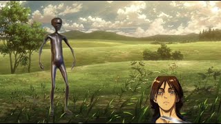 Eren possessed by Howard The Dead Meme