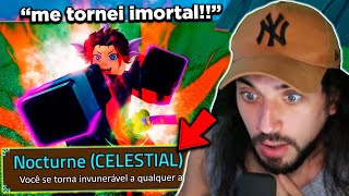 NÃO ACREDITO!! GIREI a NOVA PASSIVA CELESTIAL e ME TORNEI IMORTAL no KING LEGACY!!